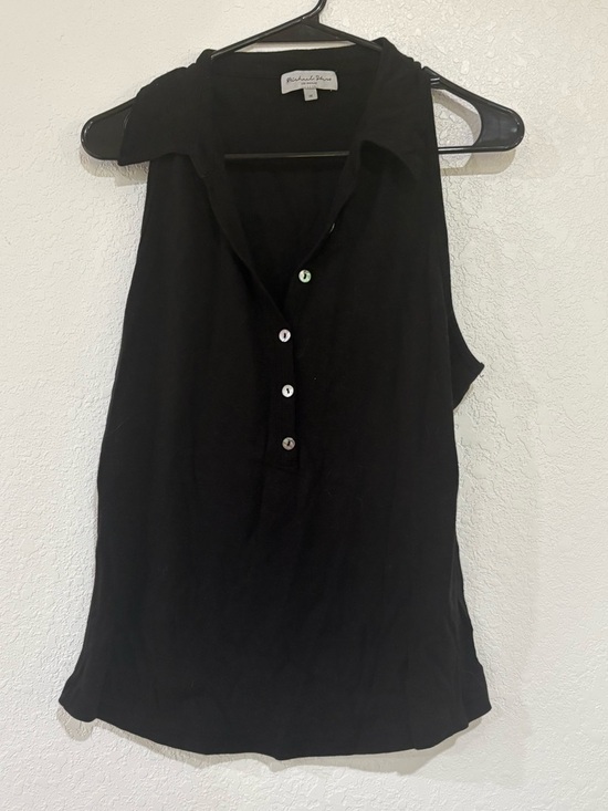 Michael Stars Tops - Michael Stars LA Women’s Collared Tank 1x